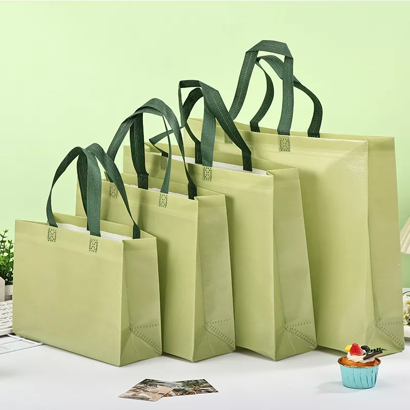 Saco promocional não tecido laminado brilhante