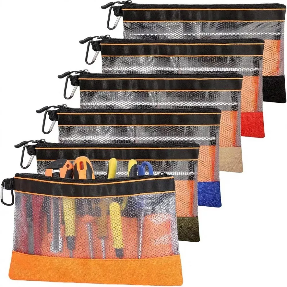 Bolsa de ferramentas com zíper liso